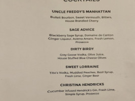 The Butcher's Son menu