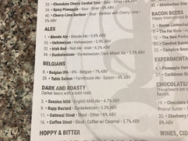 Rapp Brewing Company menu