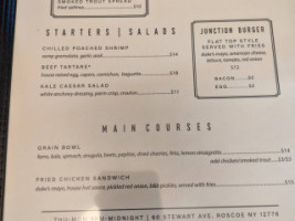 The Junction menu