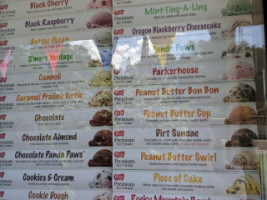 Big Dipper Ice Cream menu