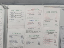 Washington Shores Fish Market menu