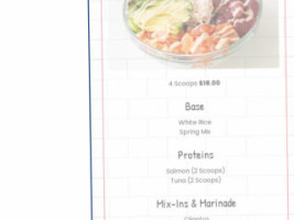 Poke Loa Mandeville menu