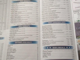 Lee's Hoagie House menu