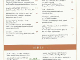 Becca Garden menu