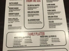 Mora Grill menu