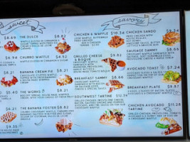 Waffle Love menu