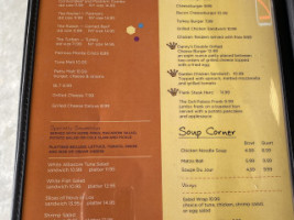 Bagel Palace menu