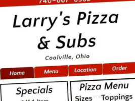 Larry's Pizza Subs menu