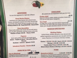 Los Primos Latin American Cuisine menu