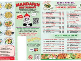 Mandarin menu