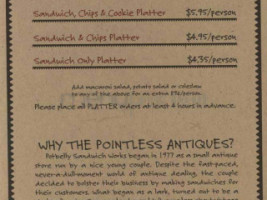 Potbelly Sandwich Shop menu