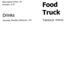 Chandi's Food Truck menu