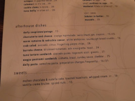 Afterhouse Seafood Bistro Wine menu