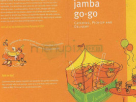 Jamba Juice menu