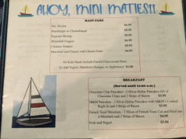 Mainsail menu