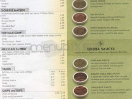 Qdoba Mexican Grill menu