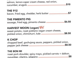 Big Bon Bodega menu