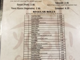 Yoshi Sushi And Japanese Cuisine menu