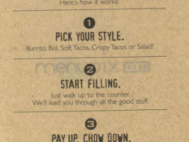 Chipotle Mexican Grill menu