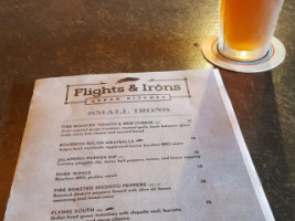 Flights Irons Urban Kitchen food