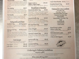 Paradise Bakery And Cafe menu