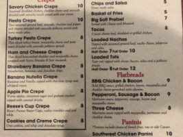 Sand Creek Pub menu