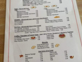 Waffle Shoppe menu