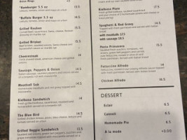 Miazga's menu