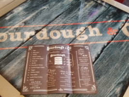 Sourdough Co menu