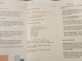 Chely's Mexican Grill menu