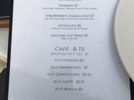 Stella's menu