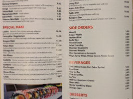 Penthai menu