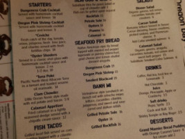 South Bay Wild Fish House menu