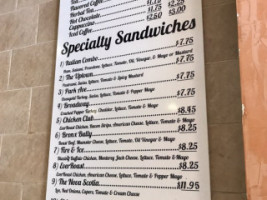 Mike's Bagels menu