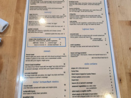 Osprey Café menu