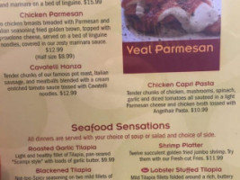 Lakeshore Eatery menu