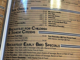 Dean's Family menu