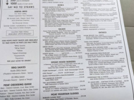 Moat Mountain Smokehouse Brewery menu