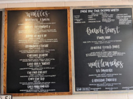 The Factory- Coffee Waffles menu