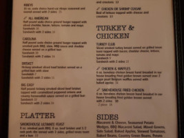 Valley Smokehouse menu