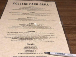 College Park Grill food