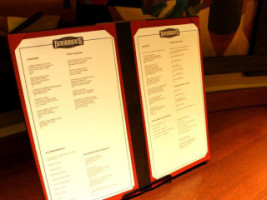 Bourbon's menu