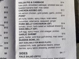 Barkada menu