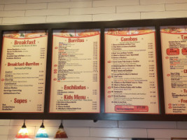 Cotijas Taco Shop menu