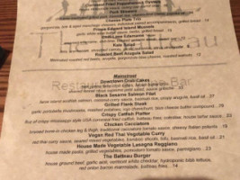 The Batteau, Restaurant Wine Bar menu