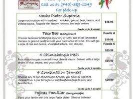 Mi Jalapeno menu