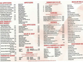 Domoko Sushi And Ramen menu