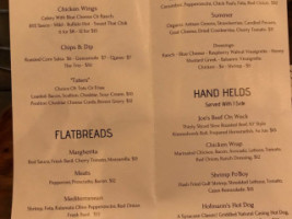 Boatyard Eats menu