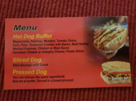 Love Dog Hot Dog Buffet menu