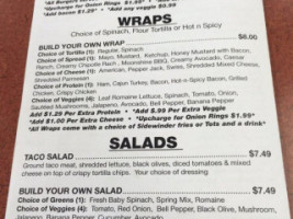 Abby Mae's Cafe menu